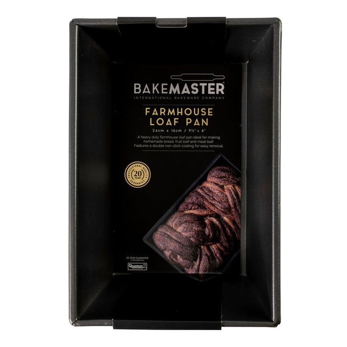 Bakemaster Non-Stick Farmhouse Loaf Pan - 24cm x 16cm