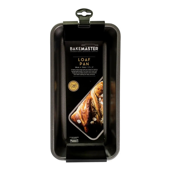 Bakemaster Non-Stick Large Loaf Pan - 28cm x 13cm Bakemaster