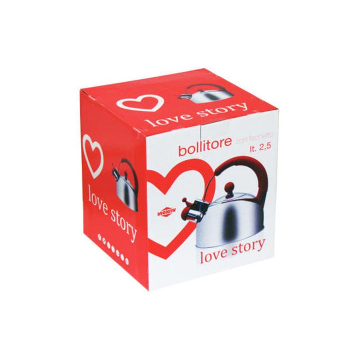 Inoxriv "Love Story" Kettle with Whistle