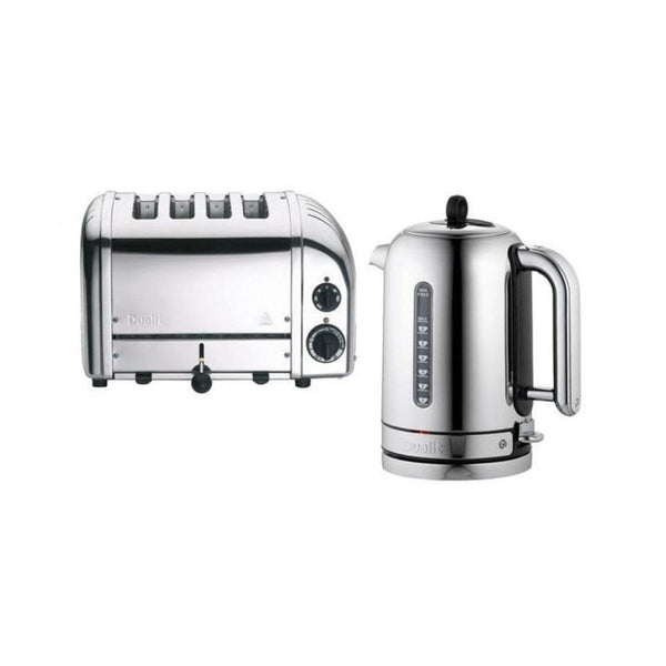 Dualit 4 Slice Classic Toaster & Dualit 1.7L Cordless Classic Jug Dualit