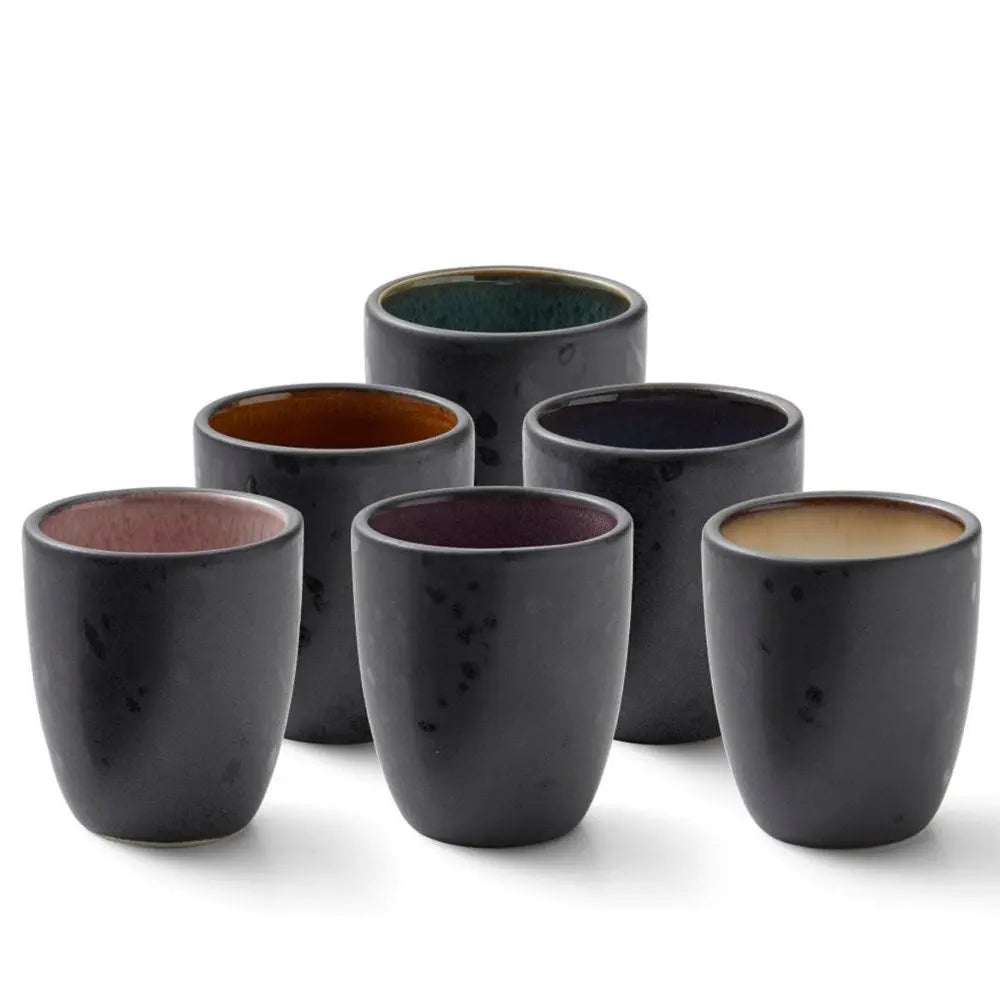 Bitz Espresso Multicolour Cups - Set of 6 Bitz