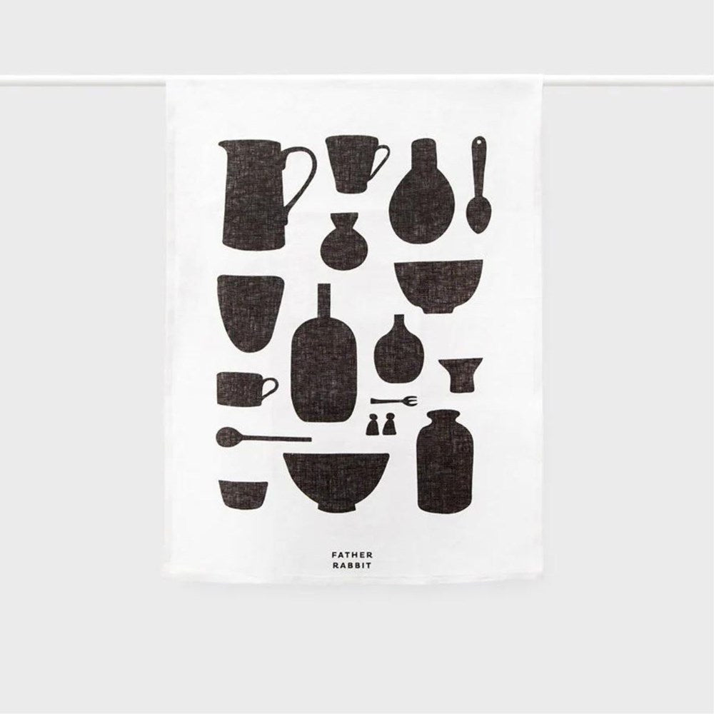 Father Rabbit Tea Towel - Crockery