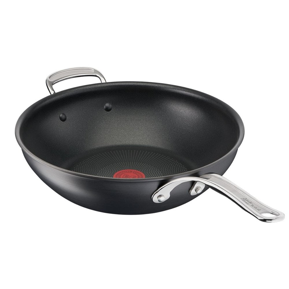 Jamie Oliver Cooks Classic Induction Hard Anodised Wok - 30cm Jamie Oliver