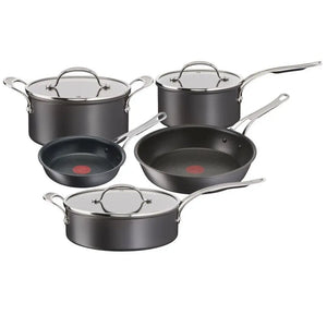 Jamie Oliver Cooks Classic Induction Hard Anodised Cookware Set - 5 Piece Jamie Oliver