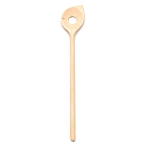 Dishy Beechwood Pointed Spoon with Centre Hole - 30cm Dishy