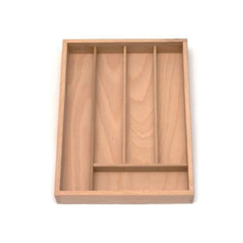 Dishy Beechwood Cutlery Draw Box