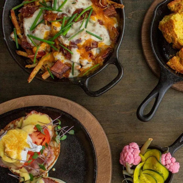 Lodge Cast Iron Round Pan Dual Handle - 20 x 5cm Lodge