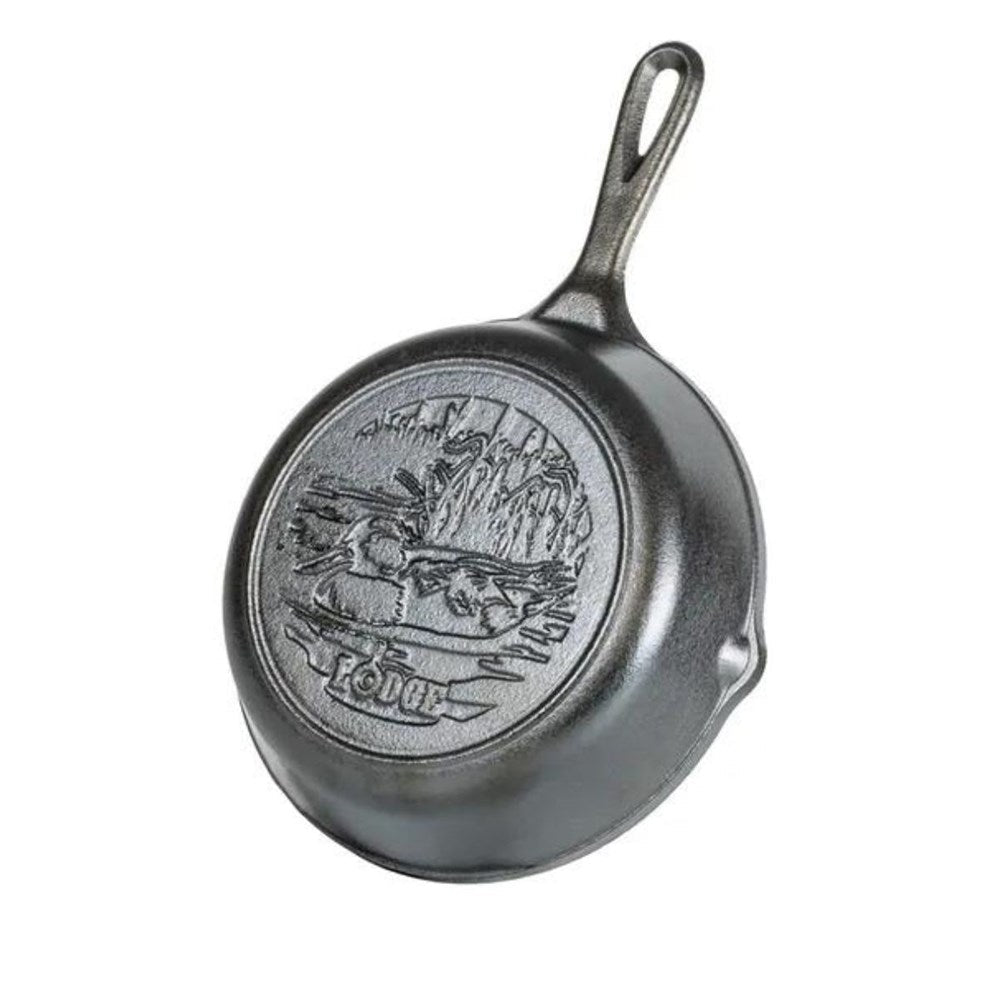 Lodge Cast Iron Wildlife Skillet Duck - 20cm x 5cm Lodge