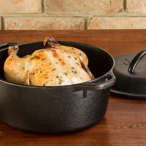 Lodge Cast Iron Dutch Oven with Loop Handle - 4.7L Lodge