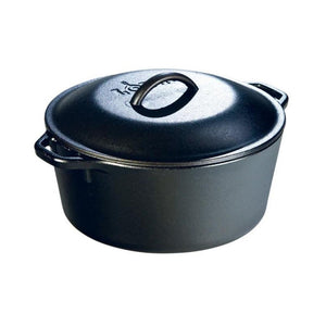Lodge Cast Iron Dutch Oven with Loop Handle - 4.7L Lodge