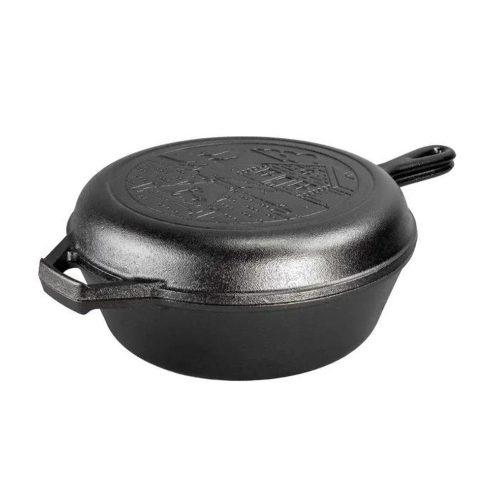 Lodge Cast Iron Wanderlust Combo Cooker Cabin - 26cm