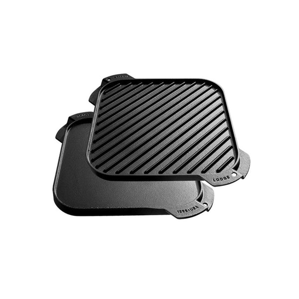 Lodge Single Burner Reversible Square Griddle - 26cm Lodge