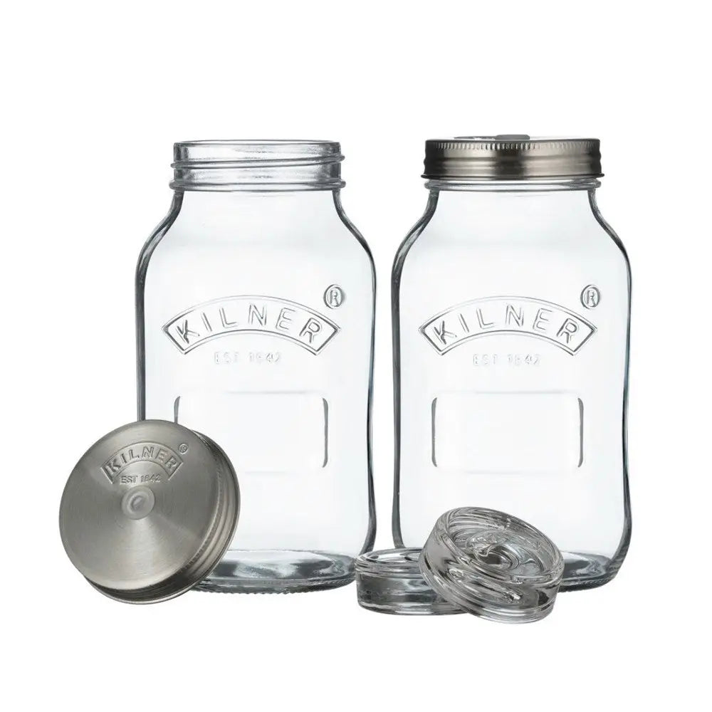 Kilner Fermentation Jars Set of 2 - 1L - Home Essentials
