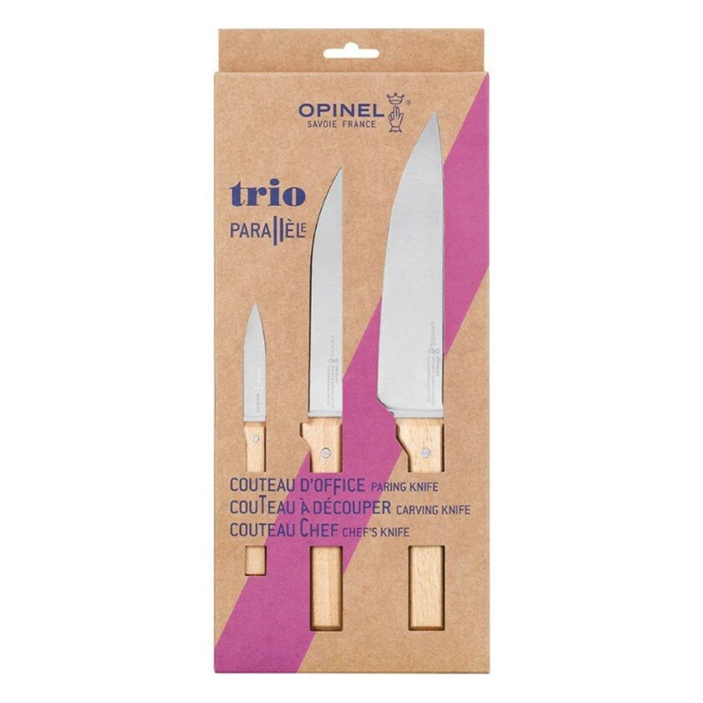 Opinel Parallele Trio Chef Knife Set Opinel