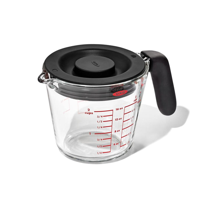 OXO Good Grips Glass Measuring Cup with Lid - 2 Cup/500ml