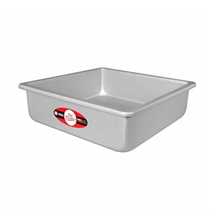 Fat Daddios Square Solid Bottom Cake Pan - 3 inch deep