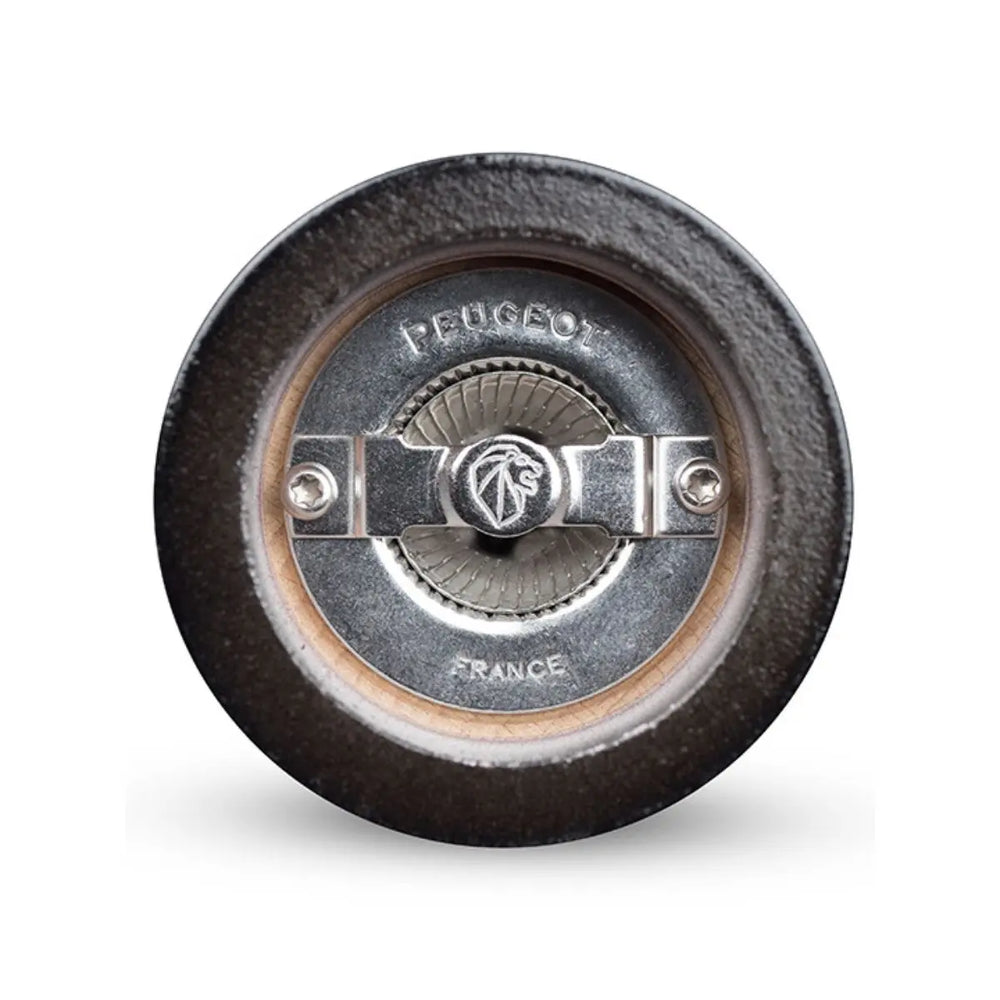 Peugeot Fidji Stainless Steel Salt Mill Matt Black - 12cm