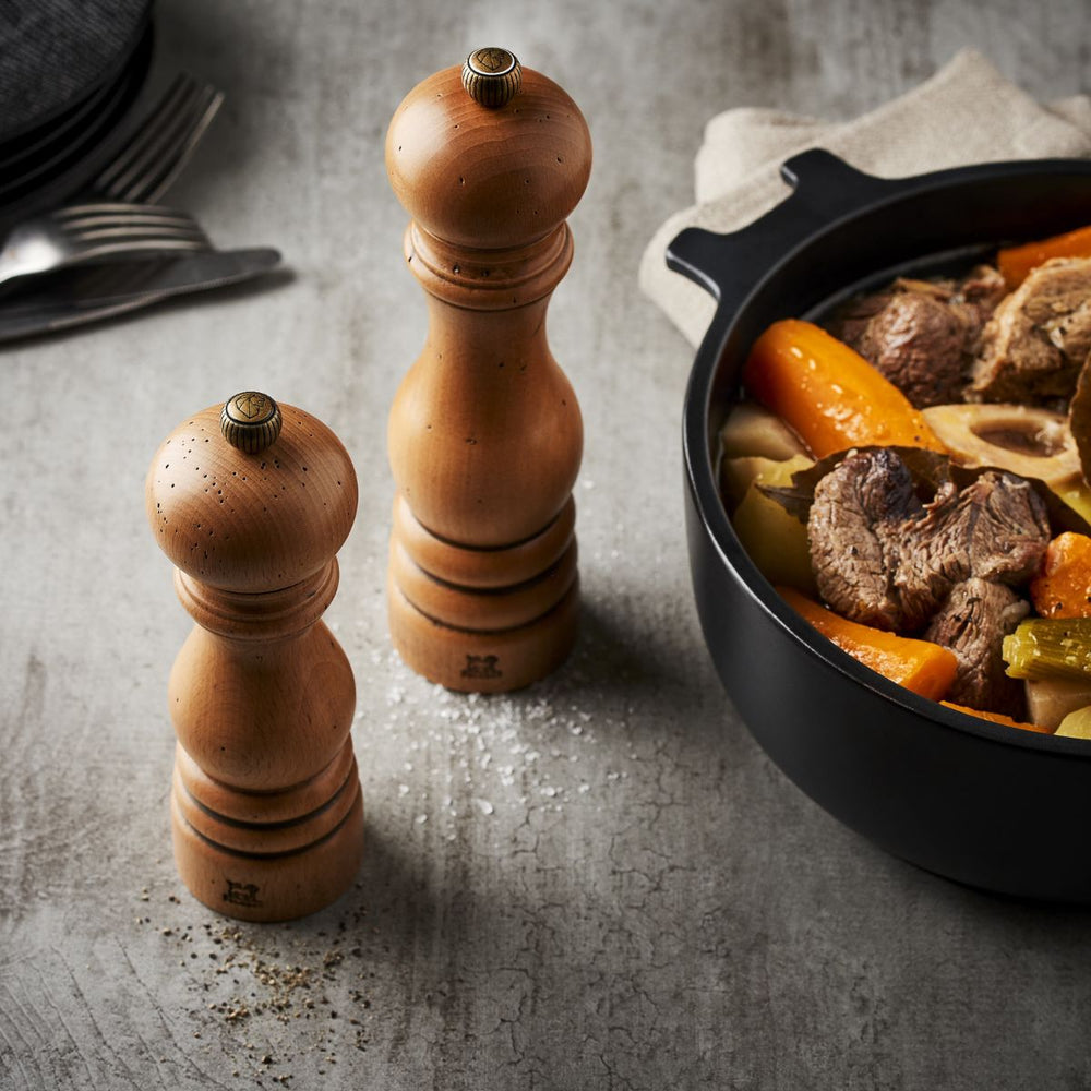 Peugeot Paris Antique Salt and Pepper Mill Set - 22cm