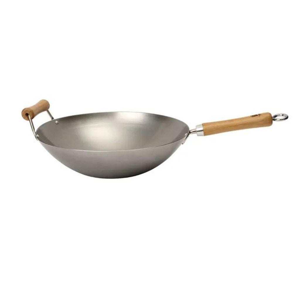 Dexam Wok Star Carbon Steel Wok - 36cm Dexam