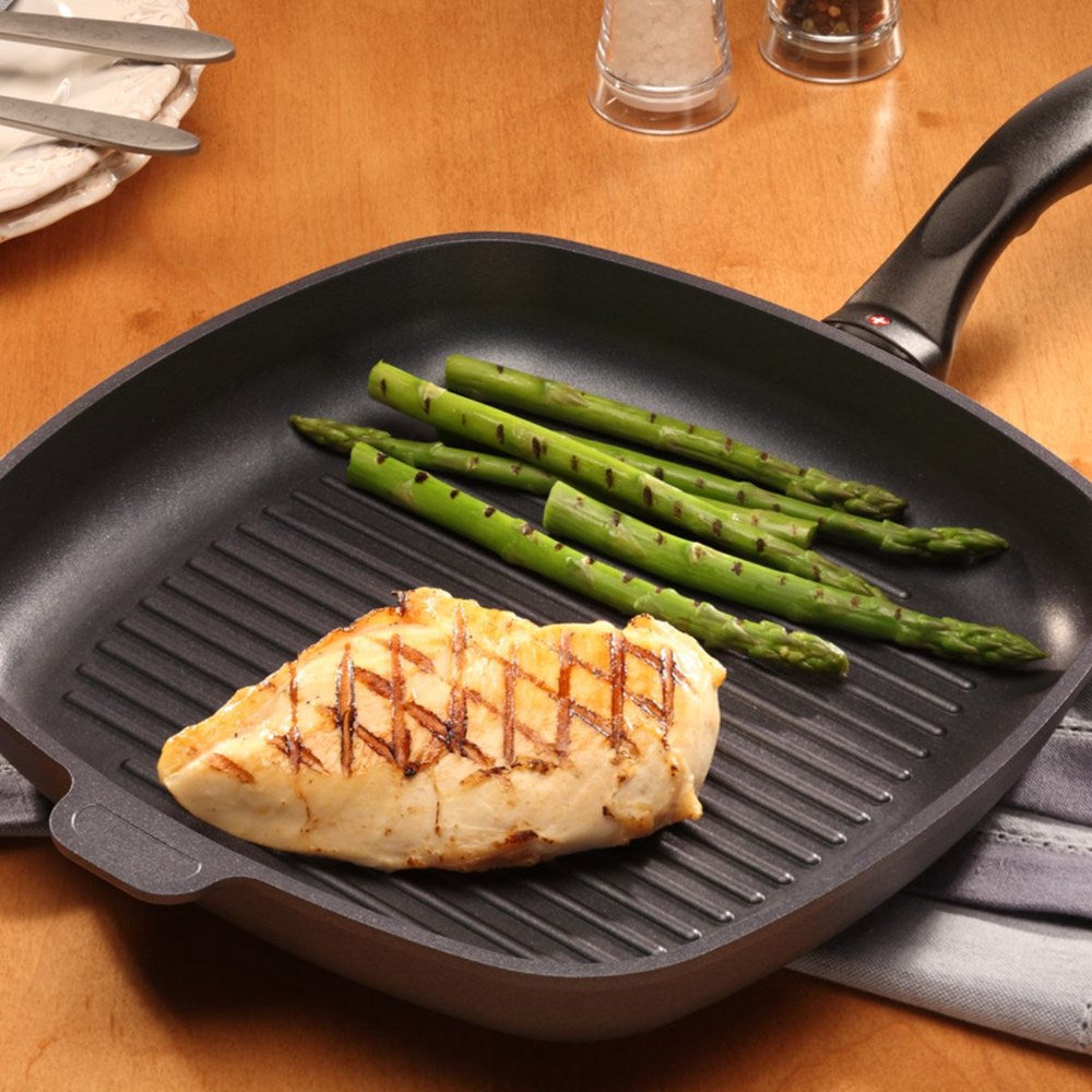 Swiss Diamond XD Non Stick Square Grill Pan - 28cm Swiss Diamond