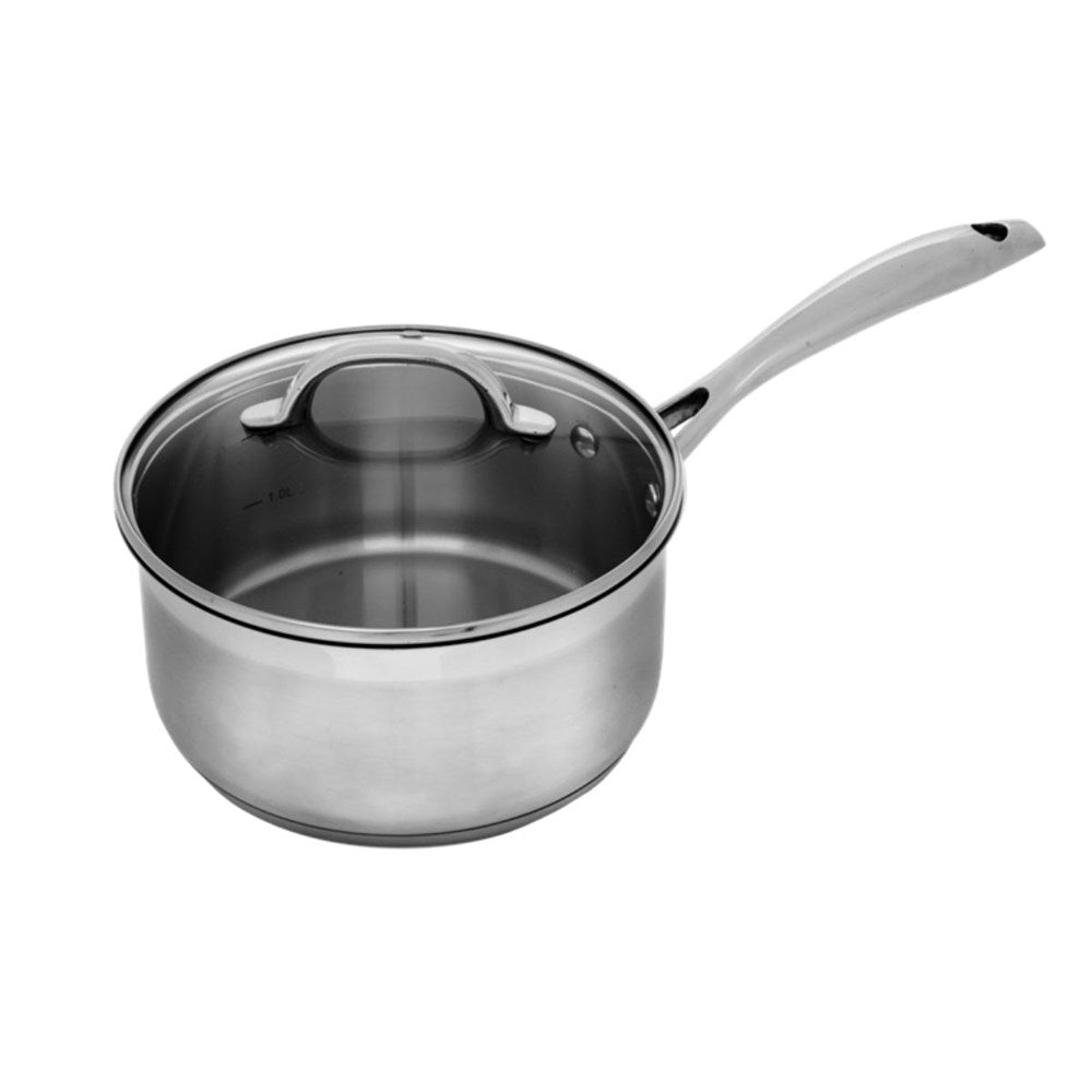 Swiss Diamond Premium Steel Saucepan with Lid - 16cm / 1.5L Swiss Diamond