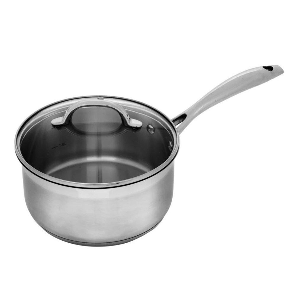 Swiss Diamond Premium Steel Saucepan with Lid - 18cm / 2L Swiss Diamond