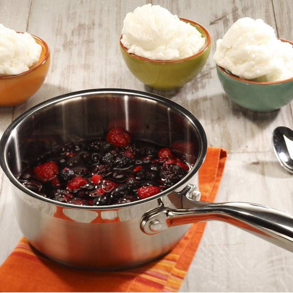 Swiss Diamond Premium Steel Saucepan with Lid - 18cm / 2L Swiss Diamond