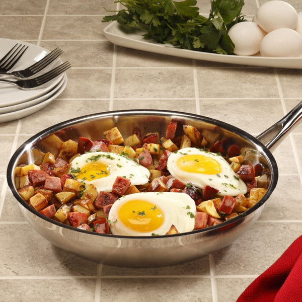 Swiss Diamond Premium Steel Fry Pan - 24cm Swiss Diamond