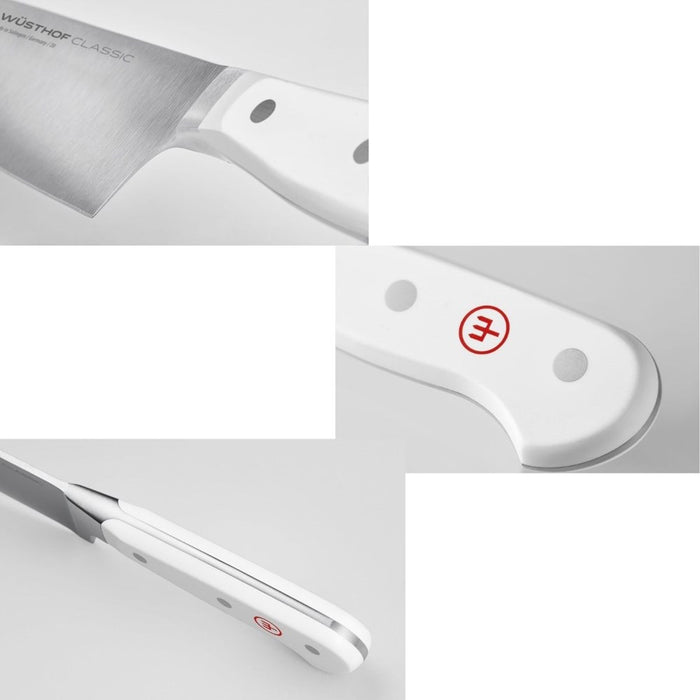 Wusthof Classic White Santoku Knife - 17cm