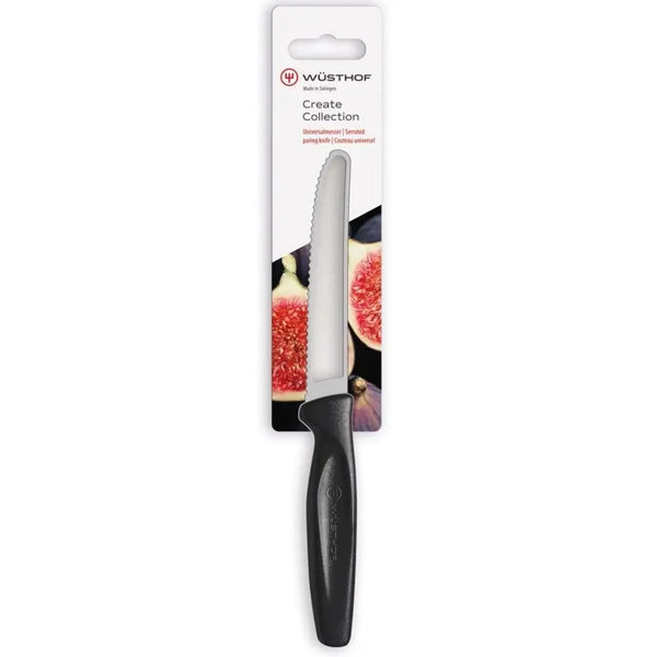 Wusthof Create Collection Serrated Paring Knife - 10cm