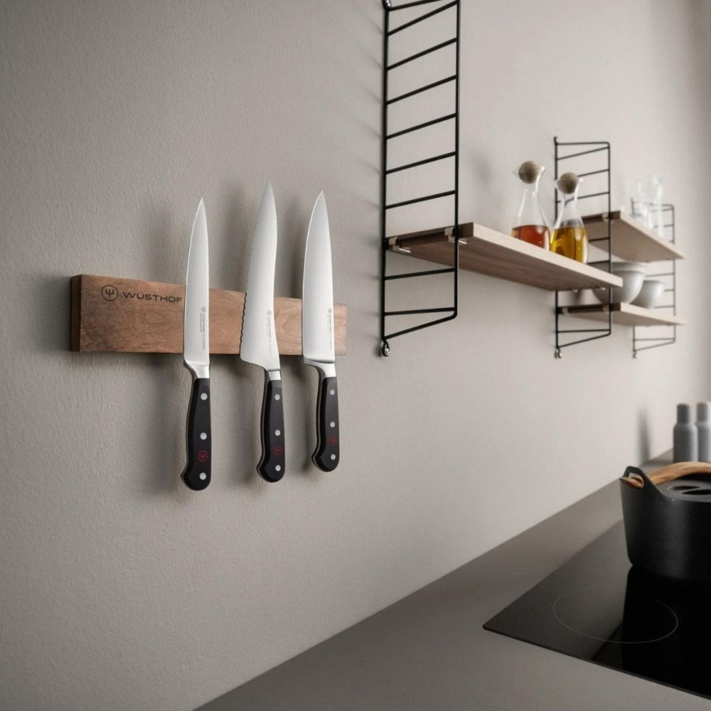 Wusthof Walnut Magnetic Knife Rack - 30cm Wusthof