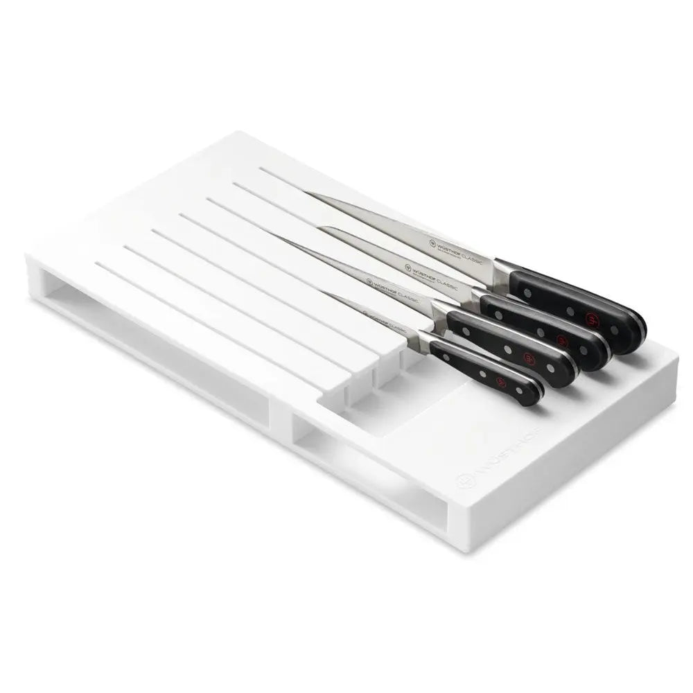 Wusthof In Drawer White Knife Organizer - 7 Slots Wusthof