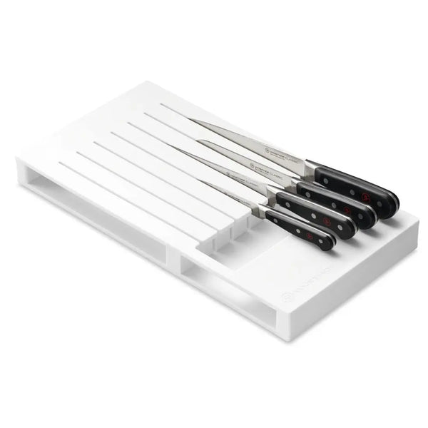 Wusthof In Drawer White Knife Organizer - 7 Slots Wusthof
