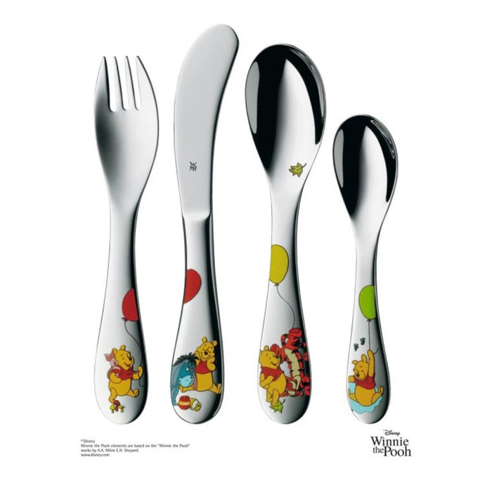 WMF Children's Cutlery Set 4 Piece - Winnie The Pooh