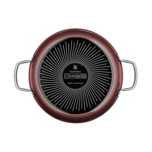 WMF Fusiontec Round Stew Pot in Rose Quartz with Lid - 28cm WMF