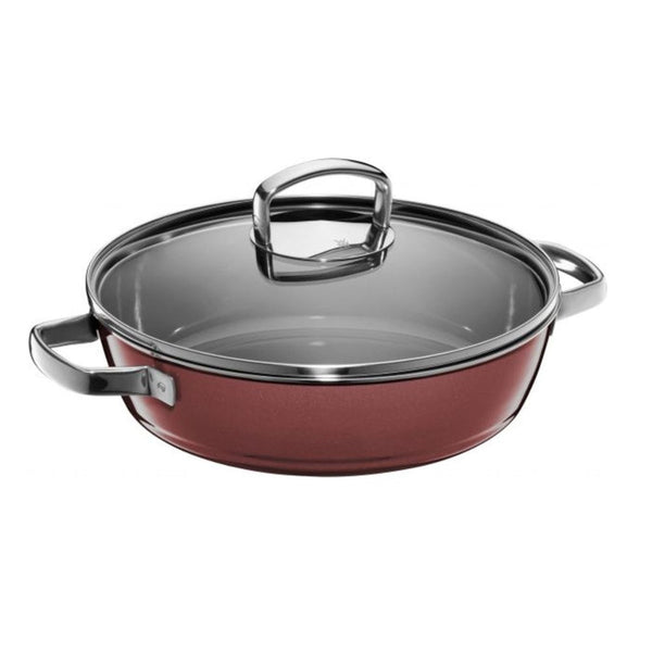 WMF Fusiontec Round Stew Pot in Rose Quartz with Lid - 28cm WMF