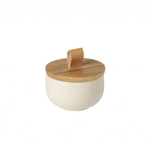 Casafina Salt Cellar with Wood Lid - 9cm Casafina