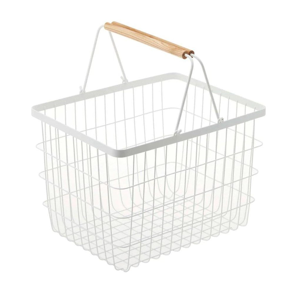 Yamazaki Tosca Laundry Basket White - Small