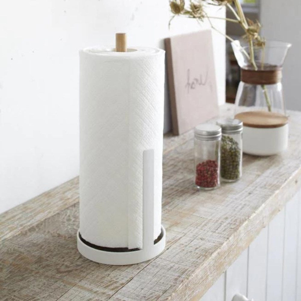 Yamazaki Tosca Paper Towel Holder - White