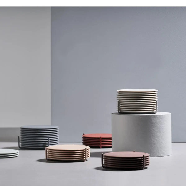 Zone Denmark Coasters with Holder - Set of 6 Zone Denmark