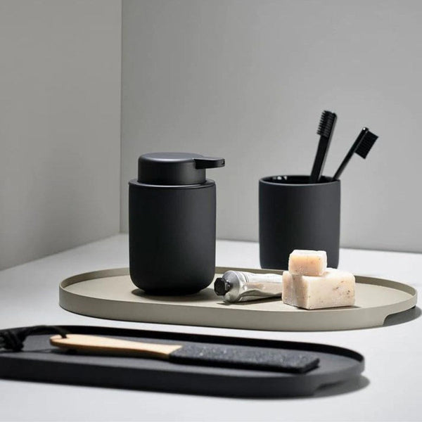 Zone Denmark Oval Tray - 35 x 16cm Black Zone Denmark