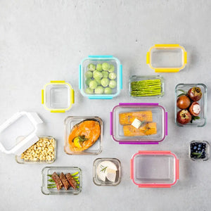 Glasslock Premium Oven Safe Container Set - 12 Piece Glasslock