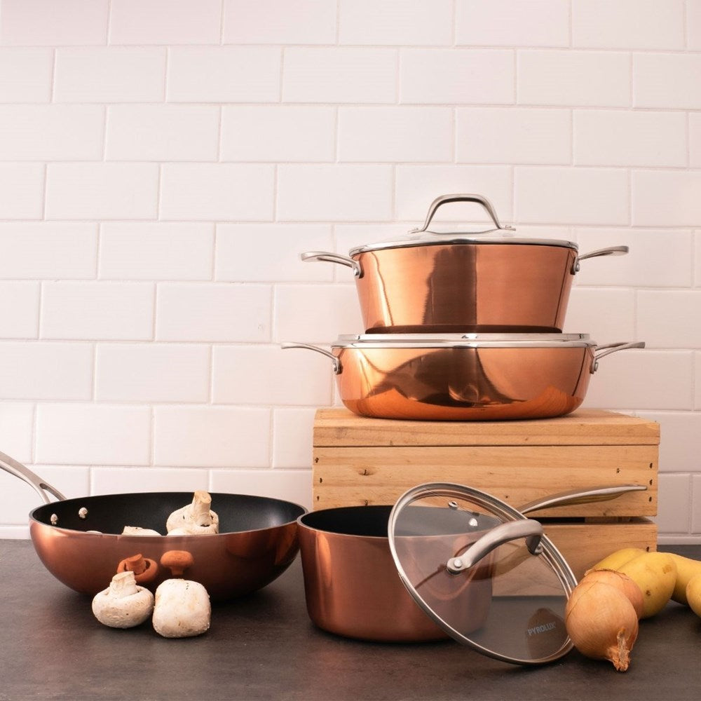 Pyrolux Coppertone Saucepan - 18cm