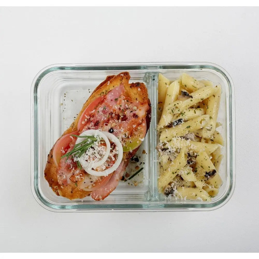 Glasslock Duo Tempered Glass Food Container - 1000ml Glasslock