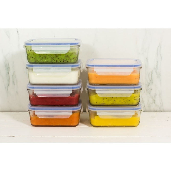 Glasslock Rectangle Tempered Glass Food Container - 1870ml