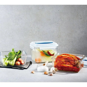 Glasslock Handy Rectangular Food Container - 3700ml Glasslock