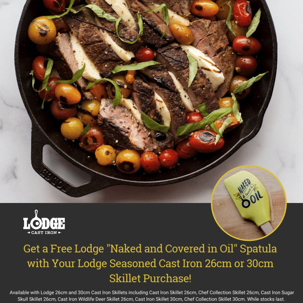 Lodge Cast Iron Wildlife Skillet Deer - 26cm x 5cm Lodge