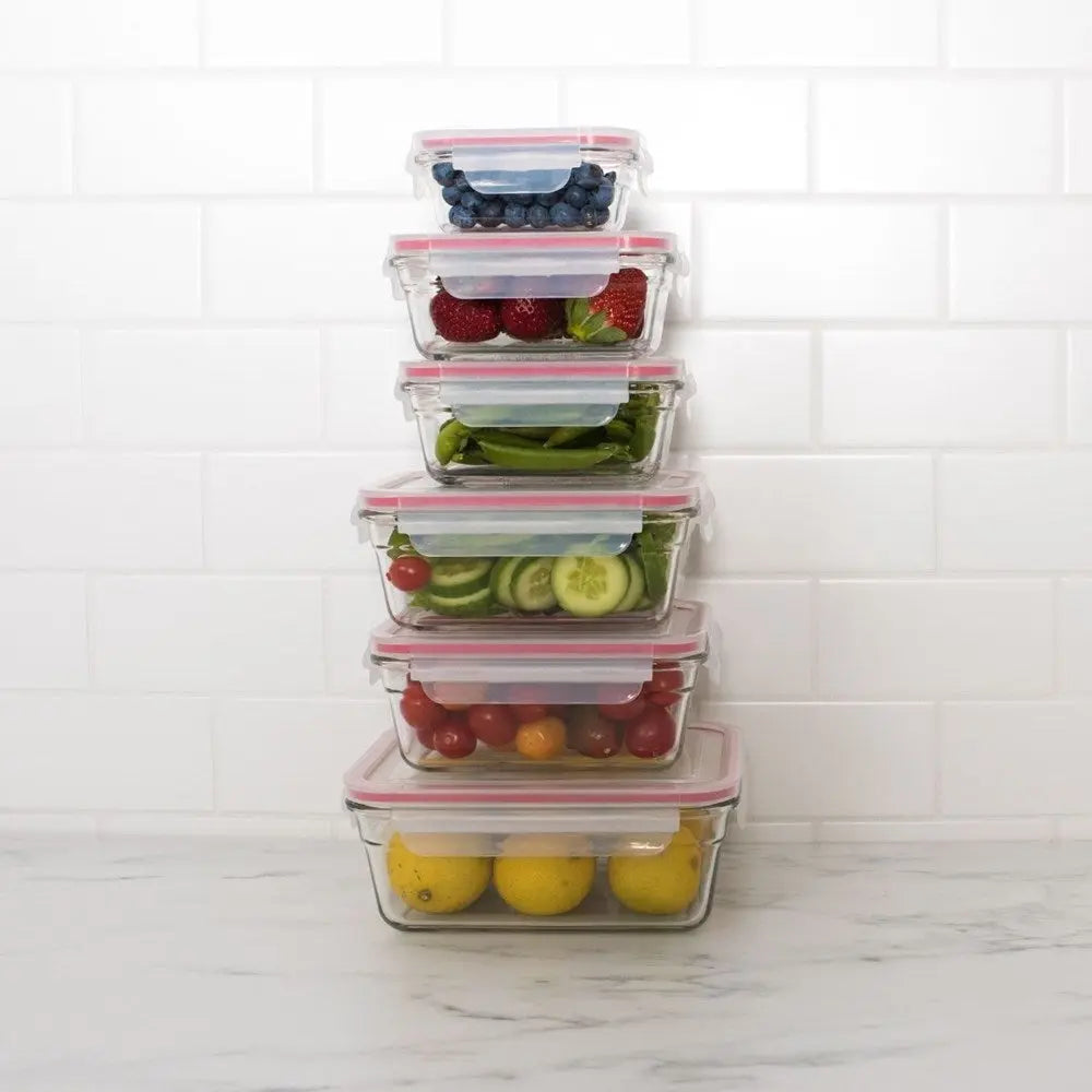 Glasslock Oven Safe Round Food Container - 450ml Glasslock