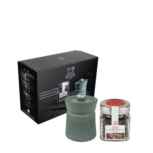 Peugeot Bali cast Iron Pepper Mill + Sichuan 27g Peugeot