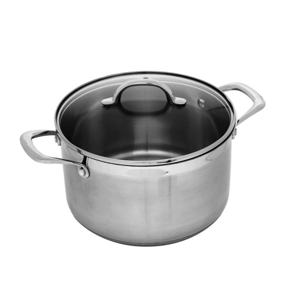 Swiss Diamond Premium Steel Casserole with Lid - 20cm / 4L Swiss Diamond
